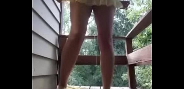  Lingerie Pee Outside